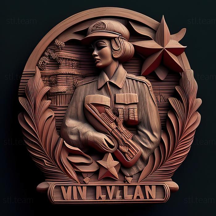3D модель Вьетнам Социалистическая Республика Вьетнам (STL)